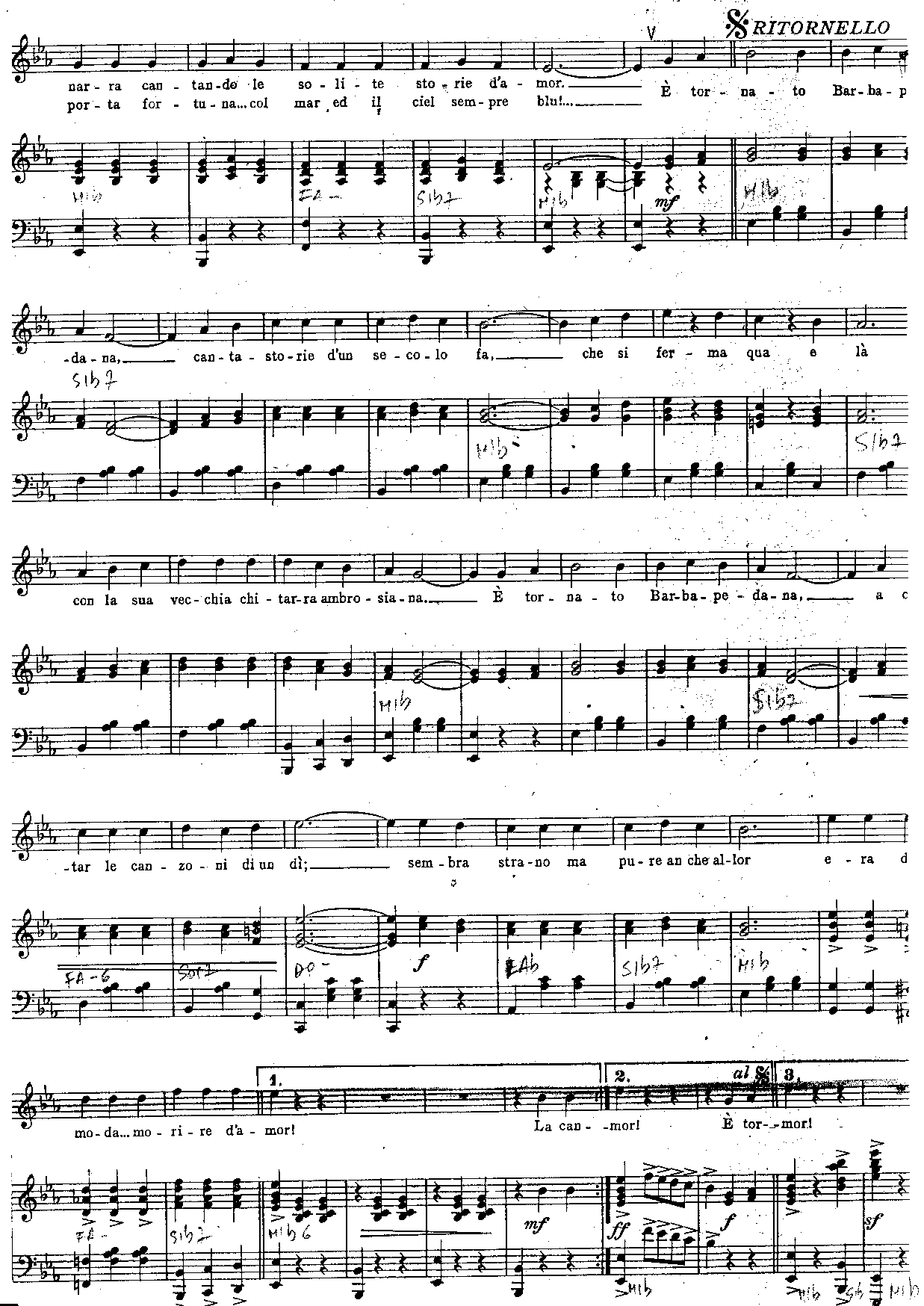 La Vita è Bella Spartito Pianoforte Pdf